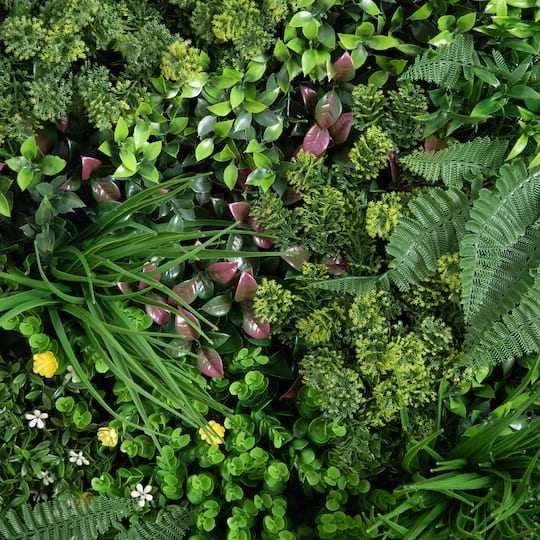 40" Framed Amalfi Coast Artificial Living Wall Art Panel